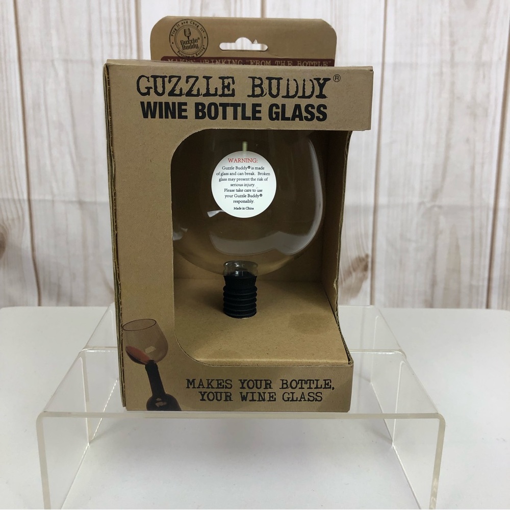 Guzzle Buddy Wine Bottle Glass